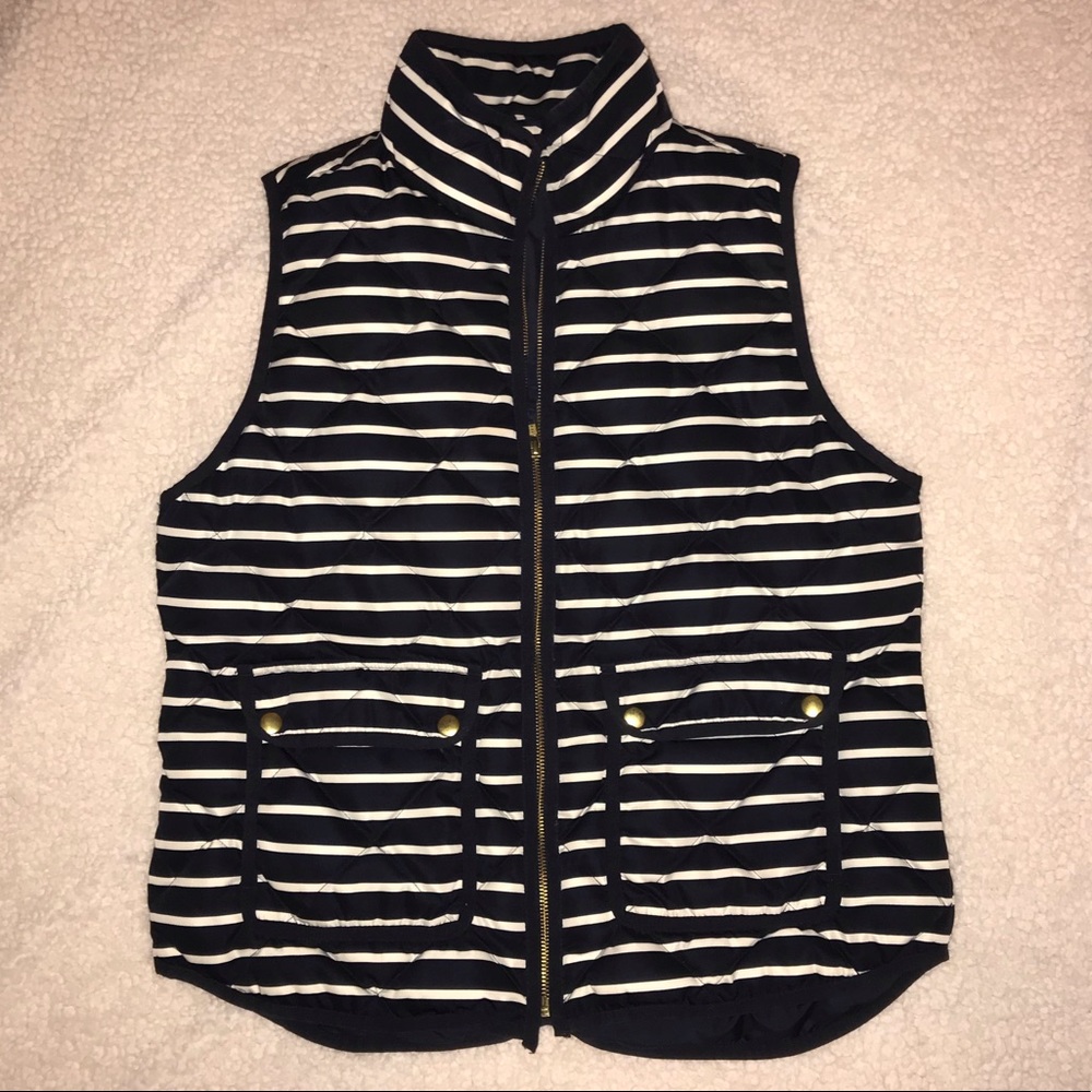 J.Crew Quilted Zip-up Vest